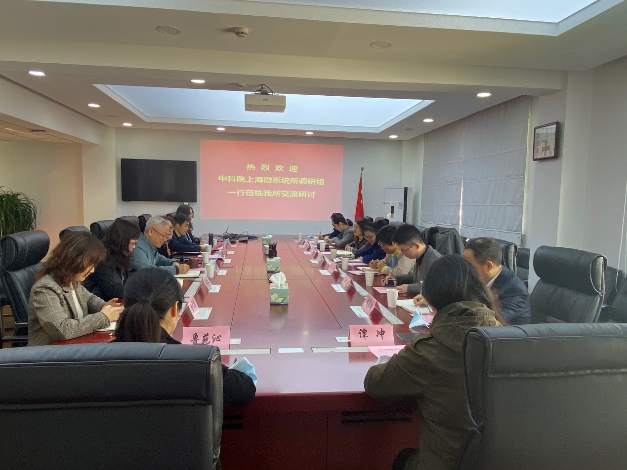 上海光機所與上海微系統(tǒng)所、上海有機所開展群團和創(chuàng)新文化調(diào)研交流